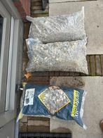 60 kilo wit grind gratis af te halen, Tuin en Terras, Grind, Keien en Split, Ophalen, Zo goed als nieuw