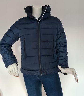 "BIEN BLEU" Donkerblauw jack. Mt. S. Als nieuw! beschikbaar voor biedingen