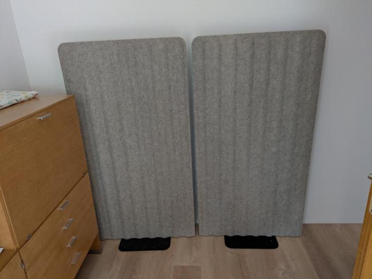 Twee vilten scheidinsgwanden van Ikea te koop, Huis en Inrichting, Overige Huis en Inrichting, Zo goed als nieuw, Ophalen