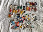Partij oude playmobil geobra oppetjes en accesoires, Ophalen of Verzenden, Gebruikt, Los playmobil