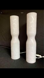 2 glazen tafellampen vintage Ikea hand gemaakt, Ophalen of Verzenden, Zo goed als nieuw, Glas, Minder dan 50 cm