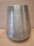 Zilverlook Bloempot, Tuin en Terras, Bloempotten, Rond, Binnen, Ophalen of Verzenden, Zo goed als nieuw