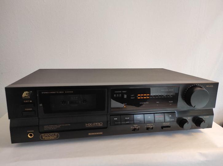 Sansui D-X111HX cassettedeck, recente alle service, Audio, Tv en Foto, Cassettedecks, Enkel, Overige merken, Ophalen of Verzenden