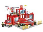 6389 LEGO Fire Control Center, Kinderen en Baby's, Speelgoed | Duplo en Lego, Ophalen of Verzenden, Gebruikt, Complete set, Lego