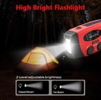 Draagbare weerbestendige radio met zonne-energie, Caravans en Kamperen, Zaklampen, Ophalen of Verzenden, Nieuw, Zonne-energie