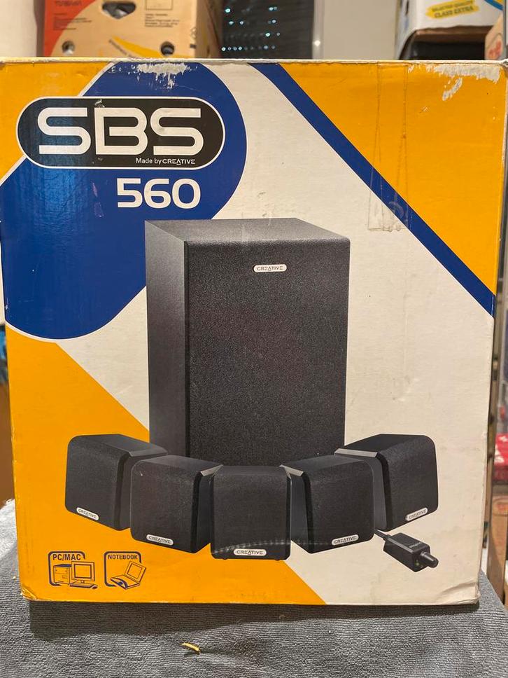 Creative SBS 560 Surround Sound Systeem, Audio, Tv en Foto, Luidsprekers, Nieuw, Complete surroundset, Minder dan 60 watt, Overige merken