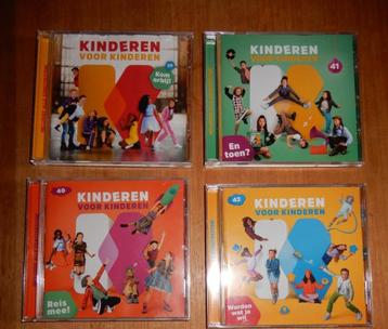 4x CD kinderen voor kinderen nr 39, 40, 41 en 42 KvK beschikbaar voor biedingen