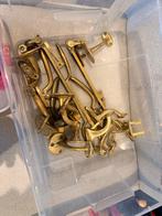 Partij klassieke leuning beugels en raamuitzetters, Ophalen of Verzenden, Gebruikt, Overige materialen, Overige typen