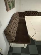 Eet hoekbank, Ophalen, Driepersoons, Zo goed als nieuw, 150 cm of meer