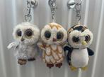 3 Ty Beanie Boo sleutelhanger uiltjes: glitteroogjes, Kinderen en Baby's, Speelgoed | Knuffels en Pluche, Ophalen of Verzenden
