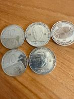 Zilveren 10 gulden herdenkingsmunten, Postzegels en Munten, Munten | Nederland, Ophalen of Verzenden, Koningin Beatrix, 10 gulden