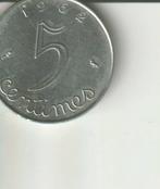 5 centime 1962 belgie, Ophalen of Verzenden, België