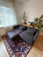 Antraciet soderhamn ikea bank met chaise longue/armleuningen, Ophalen, 75 tot 100 cm, Driepersoons, 150 tot 200 cm