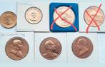 Verzameling Oude Munten USA Commemoratie President Amerika, Postzegels en Munten, Ophalen of Verzenden
