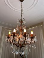 Kroonluchter kristalglas pegels, Ophalen, 50 tot 75 cm, Modern Brocant, Zo goed als nieuw