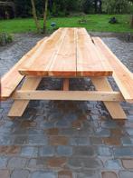 Douglas Picknicktafel – Boomplank, Tuin en Terras, Picknicktafels, Ophalen of Verzenden, Nieuw, Rechthoekig