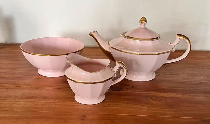 H&C Schlaggenwald rose servies, Antiek en Kunst, Antiek | Servies compleet, Ophalen of Verzenden