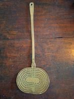 Antieke messing schuimspaan 46 cm, Antiek en Kunst, Antiek | Koper en Brons, Ophalen of Verzenden