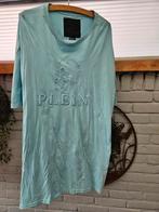 Philipp Plein T-shirt Lichtblauw Maat 4XL, Blauw, Overige maten, Ophalen of Verzenden, Zo goed als nieuw