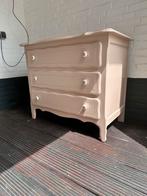 Gerestaureert antieke ladekast of lage commode, Huis en Inrichting, Ophalen, 50 tot 100 cm, Zo goed als nieuw, 3 of 4 laden