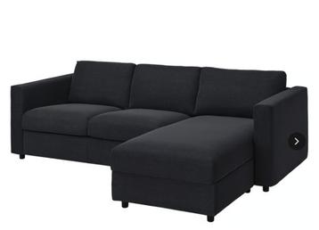 Vimle 3-zitsbank met chaise longue