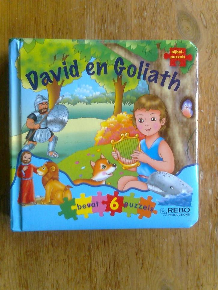 David en Goliath, en andere kinder bijbelboekjes, Boeken, Kinderboeken | Baby's en Peuters, 3 tot 4 jaar, Ophalen of Verzenden