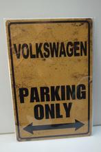 VOLKSWAGEN VW AUTO BOR PARKING ONLY VW VOLKSWAGEN, Ophalen of Verzenden, Nieuw