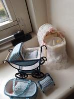 Miniatuur Kinderwagen & Wieg Set 1:12, Verzamelen, Ophalen of Verzenden, Gebruikt, Overige typen