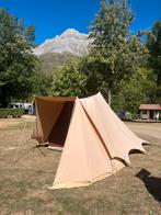 Esvo tent bedouin 280 incl. set zijschermen en opbergschort, Caravans en Kamperen, Ophalen, Gebruikt, Tot en met 4