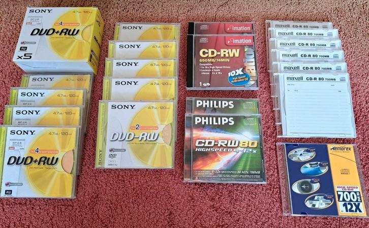 25 Lege DVD/CD's, Cd's en Dvd's, VHS | Film, Zo goed als nieuw, Overige genres, Ophalen of Verzenden