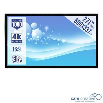 Projectiescherm Cinema 4K UHD 600x337 cm (271”) beschikbaar voor biedingen