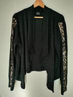 Zwart vest met bruin-goude tinten DFVV maat XXL, Kleding | Dames, Zwart, Trui of Vest, Ophalen of Verzenden, Dfvv