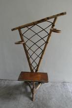 Vintage rotan plantenrek retro, Verzamelen, Retro, Ophalen, Huis en Inrichting