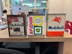 Oude Mobiloil / BP Zoom 2 liter olie blikken, Verzamelen, Gebruikt, ., ., .