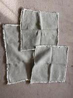 Kussenset - 3 kussens, 45x45 + 1 groot kussen, Ophalen of Verzenden, Zo goed als nieuw, Beige, Vierkant