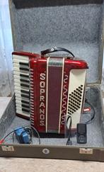Accordeon  met mp drie speler, Muziek en Instrumenten, Accordeons, Gebruikt, Toetsaccordeon, Met riemen, Ophalen