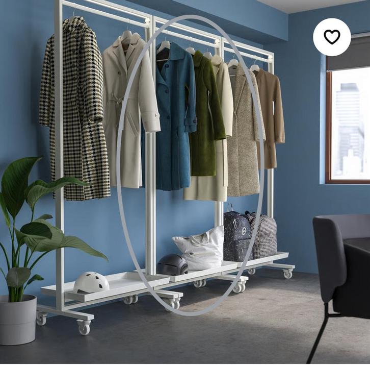 IKEA MITTZON Kledingrek super stevig! Aanpasbaar, Kleding | Dames, Kledingrekken, Nieuw, Met wielen, Ophalen