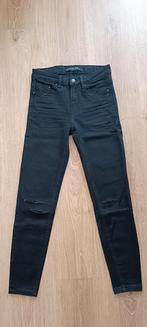 Nieuw! Stradivarius Skinny Low Waist Ripped Ankle Jeans, Ophalen of Verzenden, Nieuw, Zwart, W28 - W29 (confectie 36)