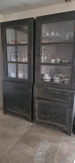 Buffetkast / buffet kast/ Vitrinekast/ sober landelijk stoer, Gebruikt, Met deur(en), Sober landelijk stoer, 50 tot 75 cm