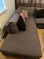 Bankstel in goede staat, Huis en Inrichting, Ophalen of Verzenden, Zo goed als nieuw, Tweepersoons, Bruin