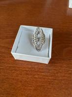 Opengewerkte ring zilver maat 56, Ophalen of Verzenden, 17 tot 18, Zilver, Dame