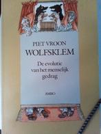 Wolfsklem - Piet Vroon, Ophalen of Verzenden, Gelezen, Sociale psychologie, Piet Vroon