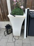 Grote Vaas met Kleurenlamp, Kunststof, Gebruikt, Minder dan 60 cm, Ophalen of Verzenden