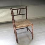 Stoel met biezen bekleding. Eiken., Antiek en Kunst, Antiek | Meubels | Stoelen en Banken, Ophalen