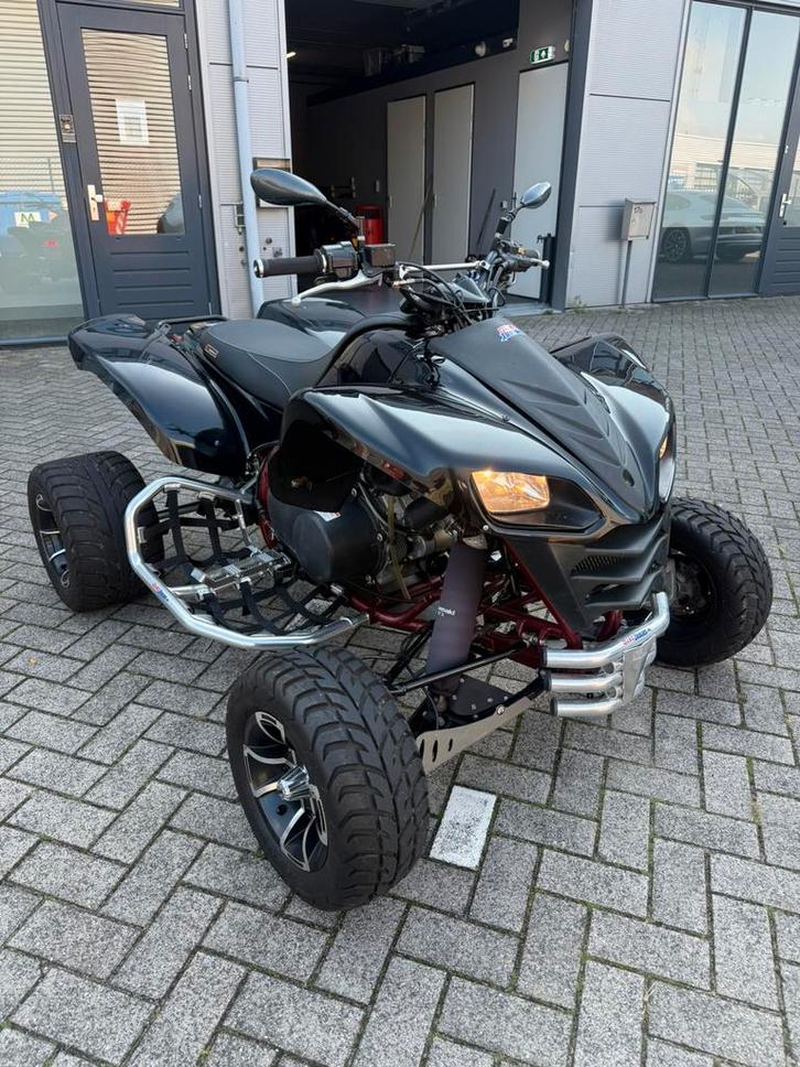 UNIEKE Kawasaki KFX 700 AUTOMAAT L7E Quad BIGBORE STAGE 2, Motoren, Quads en Trikes, 2 cilinders, Ophalen