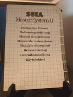 Sega Master System 2 Handleiding Instruction Manual, Spelcomputers en Games, 1 speler, Ophalen of Verzenden, Zo goed als nieuw
