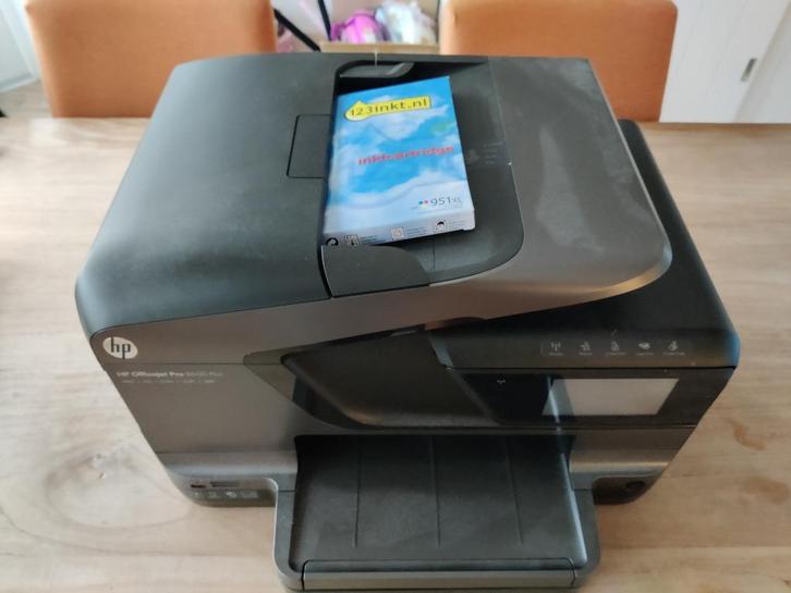 HP Officejet Pro 8600 Plus printer, Computers en Software, Printers, Zo goed als nieuw, All-in-one, Inkjetprinter, Faxen, Kleur printen