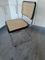 8x Thonet stijl Cesca Breuer buisframe stoel rotan webbing, Gebruikt, Bauhaus Design, Bruin, Ophalen of Verzenden