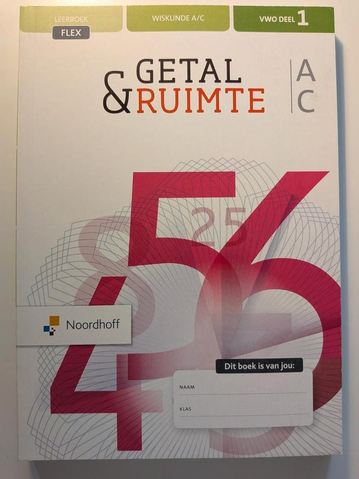 Diverse bovenbouw Getal & Ruimte flex leerboeken, 12e editie, Boeken, Schoolboeken, Zo goed als nieuw, Ophalen