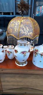 Royal albert old country roses schemerlamp, Antiek en Kunst, Ophalen of Verzenden